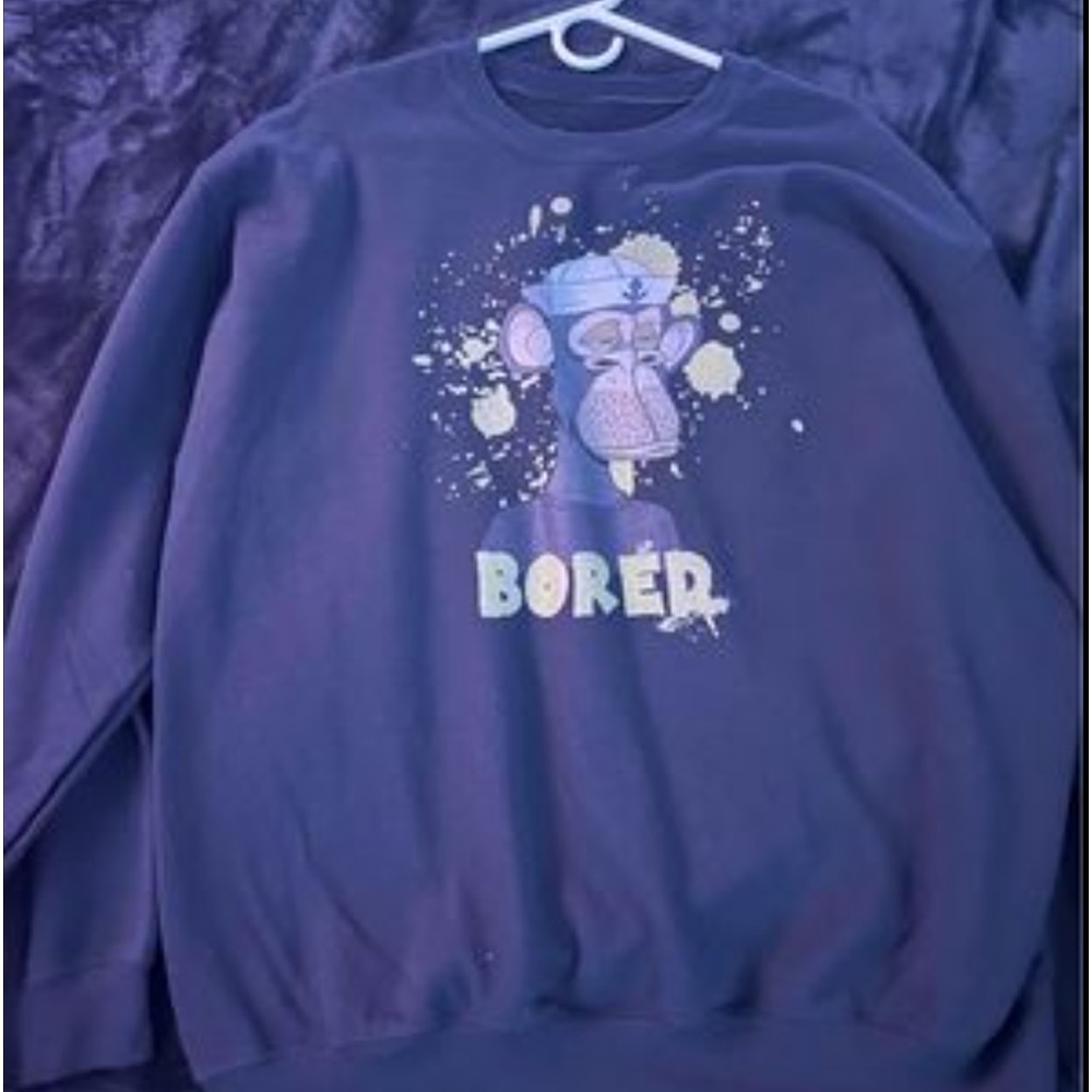 Men’s crewneck bored ape pacsun hoodie size large